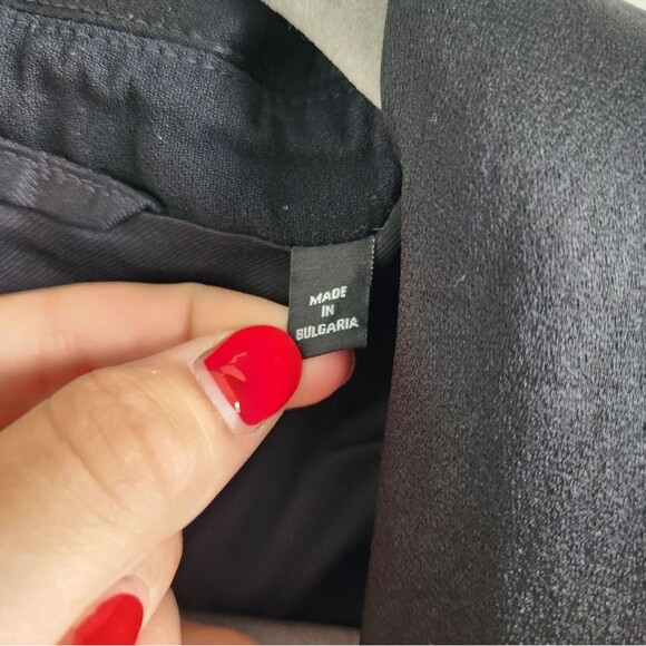 Emporio Armani Black One Button Blazer - Picture 6 of 8